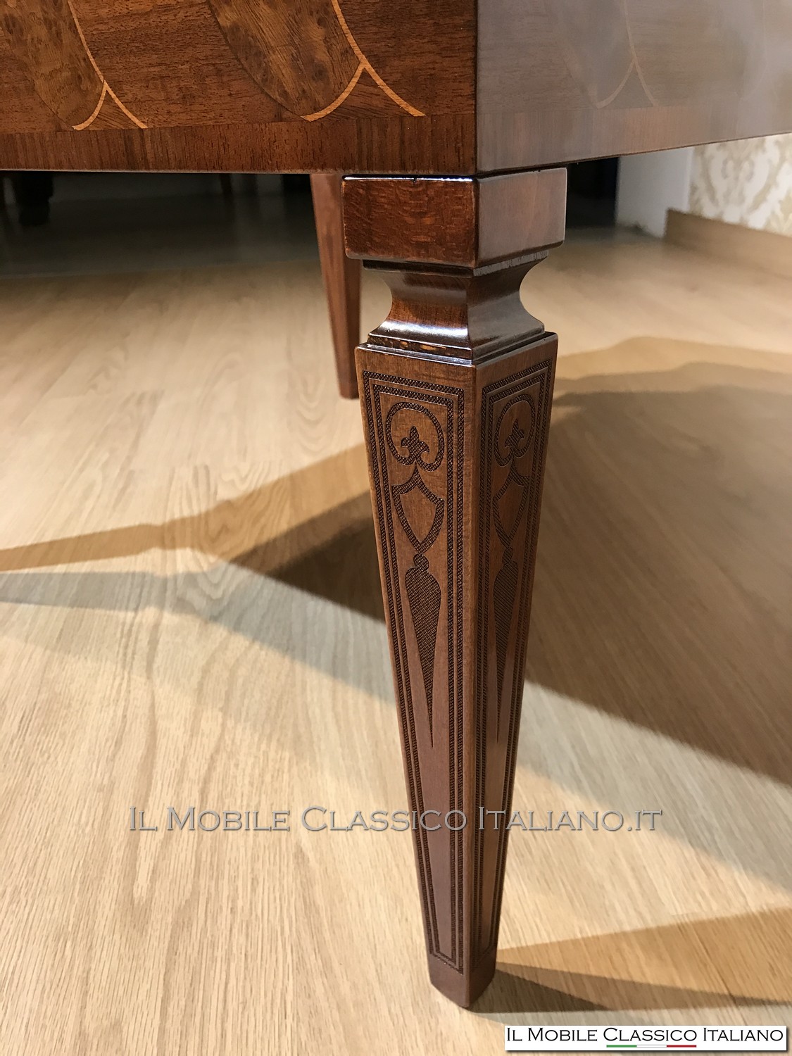 Tavolino salotto legno classico